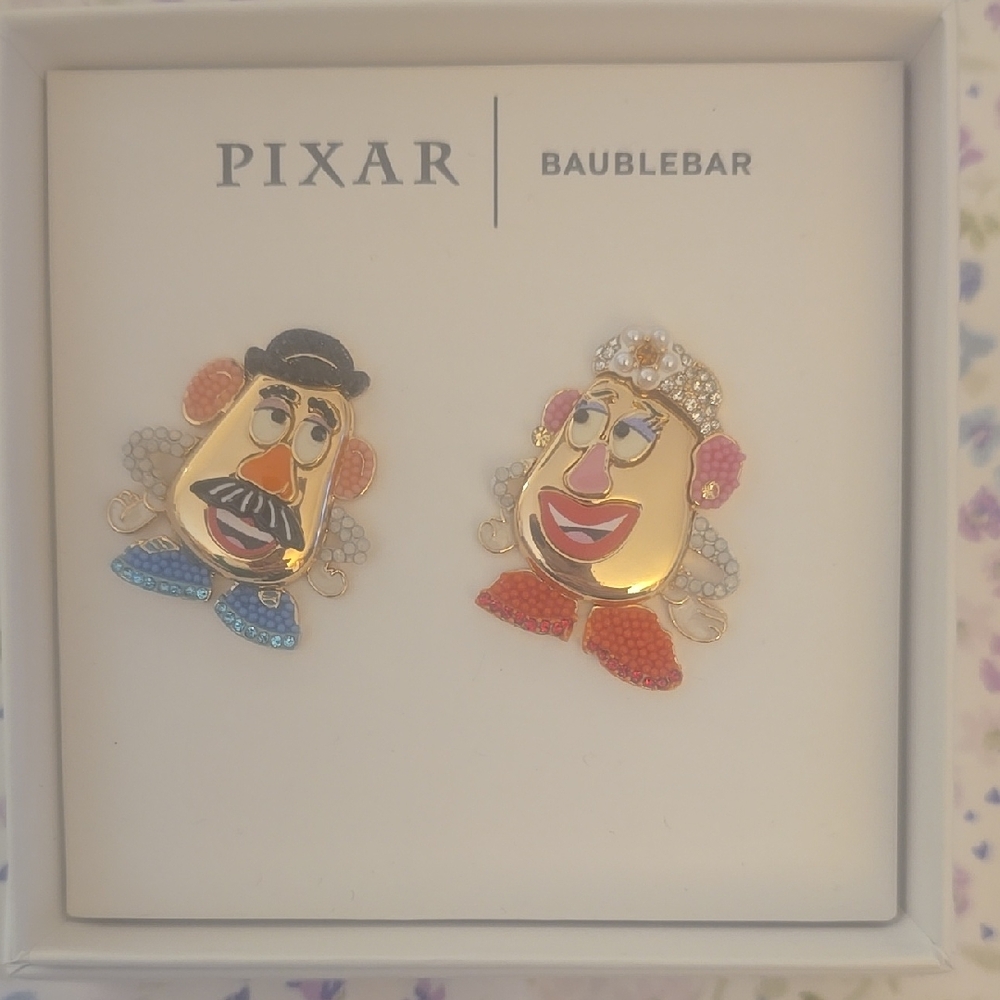 Pixar BaubleBar Mr. and Mrs. Potato Head Earring Set